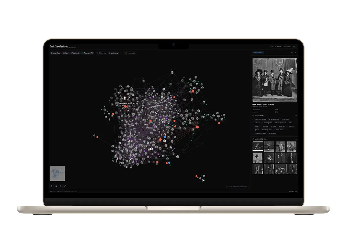 Explorador web para descubrir patrimonio universitario