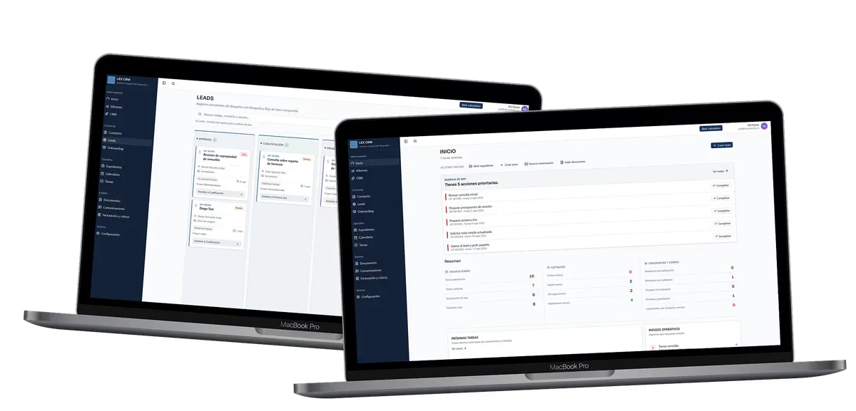 CRM para organizar el trabajo de un despacho patrimonial